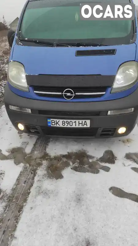 Мінівен Opel Vivaro 2005 2.46 л. Ручна / Механіка обл. Рівненська, Володимирець - Фото 1/21