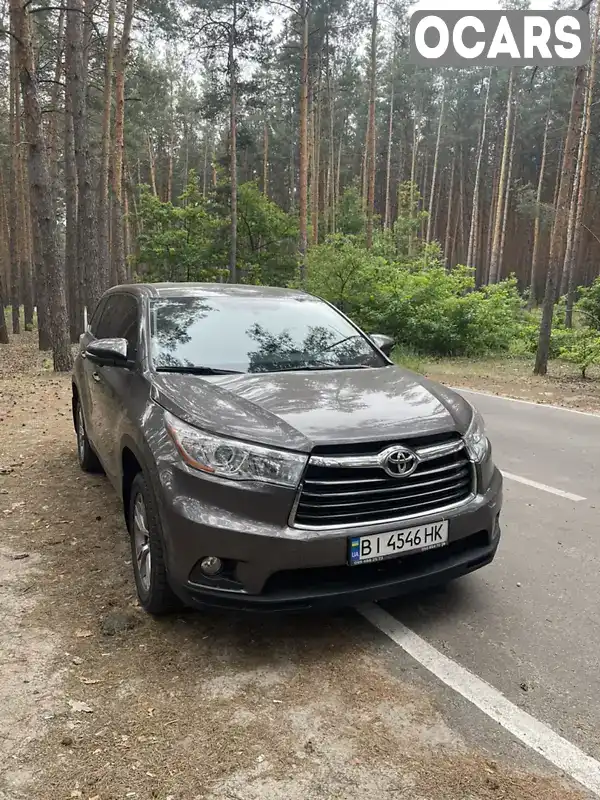 Внедорожник / Кроссовер Toyota Highlander 2015 3.5 л. Автомат обл. Полтавская, Полтава - Фото 1/21