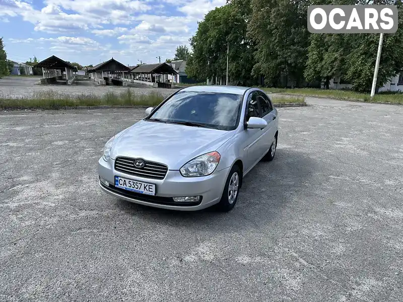 Седан Hyundai Accent 2008 1.4 л. Ручная / Механика обл. Черкасская, Ватутино - Фото 1/14