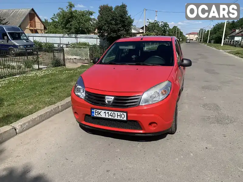 Хэтчбек Dacia Sandero 2009 1.39 л. обл. Ровенская, Млинов - Фото 1/10