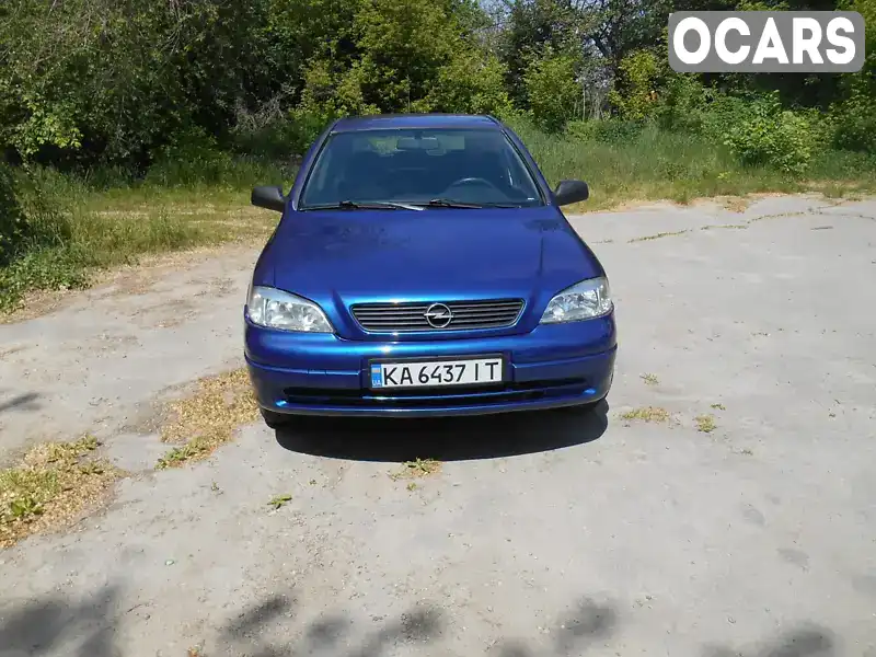 Седан Opel Astra 2002 1.2 л. Ручная / Механика обл. Киевская, Богуслав - Фото 1/15