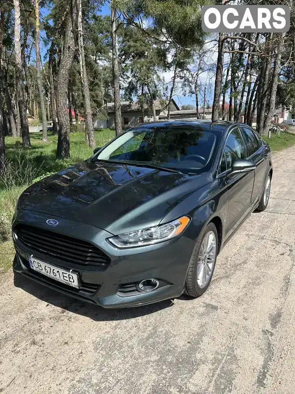 Седан Ford Fusion 2015 1.6 л. Автомат обл. Чернігівська, Чернігів - Фото 1/18