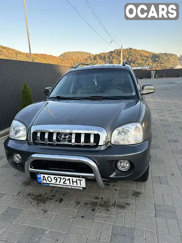 Внедорожник / Кроссовер Hyundai Santa FE 2003 1.99 л. Автомат обл. Закарпатская, Иршава - Фото 1/11