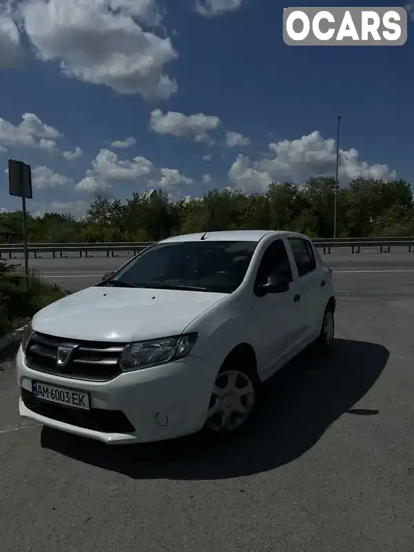 Хетчбек Dacia Sandero 2013 1.15 л. Ручна / Механіка обл. Житомирська, Звягель - Фото 1/13