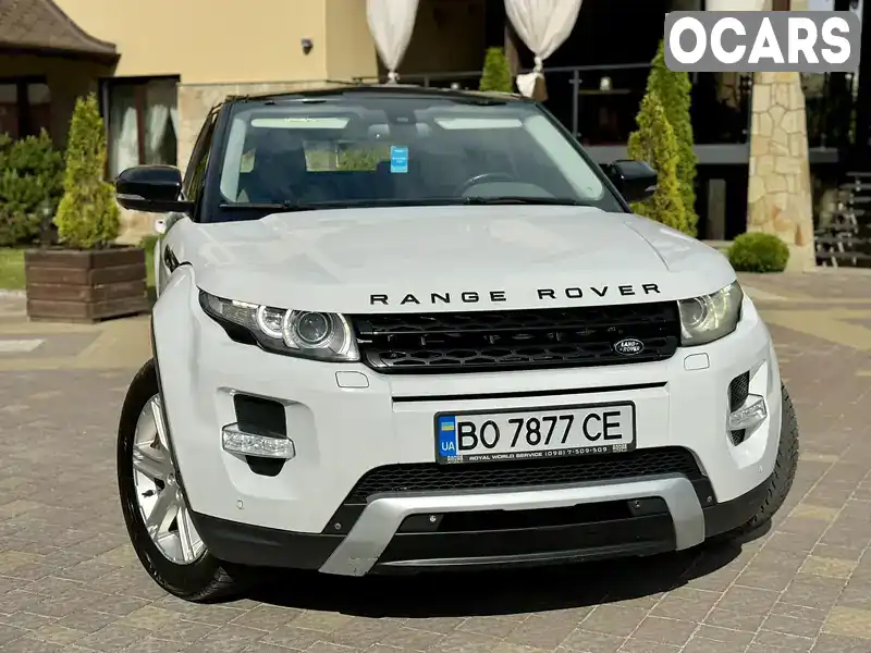 Внедорожник / Кроссовер Land Rover Range Rover Evoque 2013 2.18 л. Автомат обл. Тернопольская, Тернополь - Фото 1/21