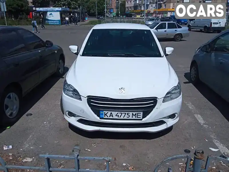 Седан Peugeot 301 2016 1.2 л. обл. Киевская, Киев - Фото 1/10