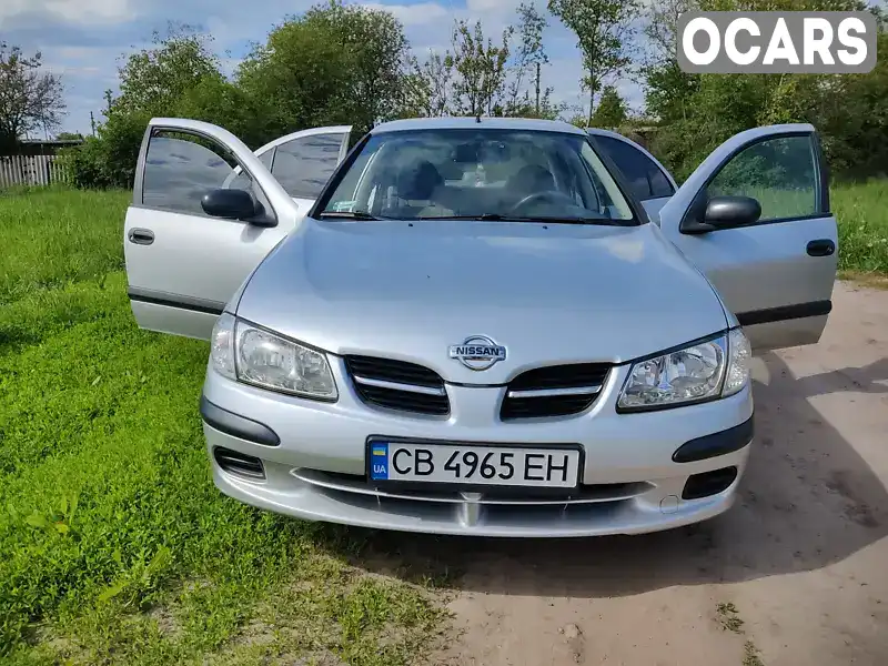 Седан Nissan Almera 2002 1.5 л. Ручная / Механика обл. Черниговская, Нежин - Фото 1/20