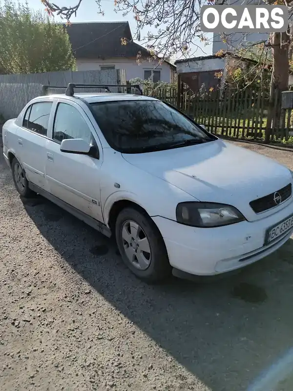 Седан Opel Astra 2003 1.6 л. Автомат обл. Львовская, Червоноград - Фото 1/3