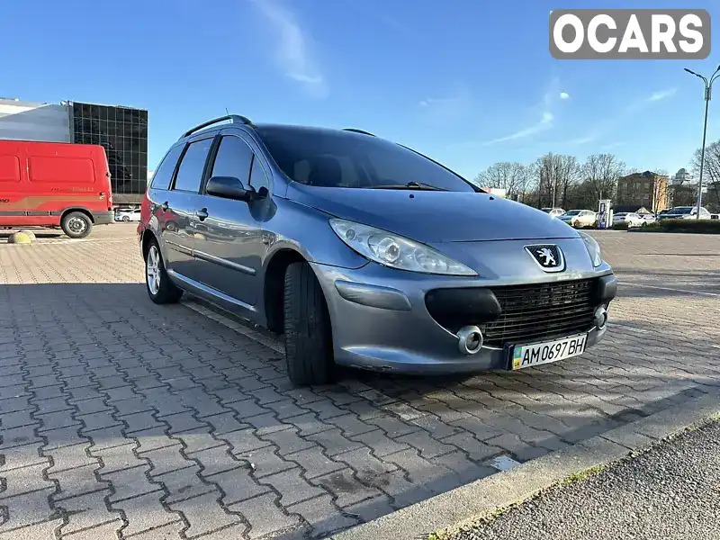 Универсал Peugeot 307 2006 2 л. Ручная / Механика обл. Житомирская, Житомир - Фото 1/12