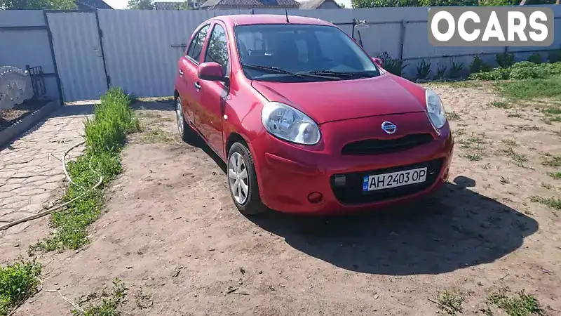 Хэтчбек Nissan Micra 2013 1.2 л. Автомат обл. Днепропетровская, Днепр (Днепропетровск) - Фото 1/9