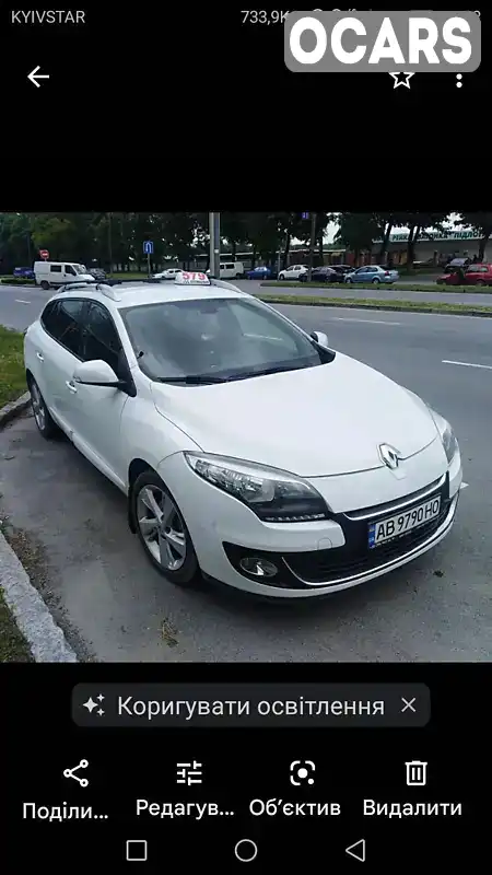 Універсал Renault Megane 2013 1.46 л. Ручна / Механіка обл. Вінницька, Вінниця - Фото 1/3