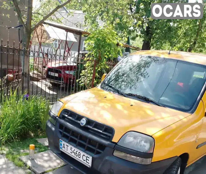 Минивэн Fiat Doblo 2001 1.9 л. Ручная / Механика обл. Тернопольская, Залещики - Фото 1/12