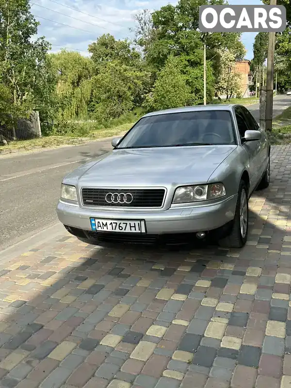 Седан Audi A8 2001 2.5 л. Автомат обл. Житомирська, Малин - Фото 1/10