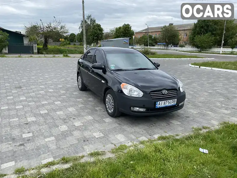 Седан Hyundai Accent 2008 1.6 л. Ручна / Механіка обл. Київська, location.city.uzyn - Фото 1/21