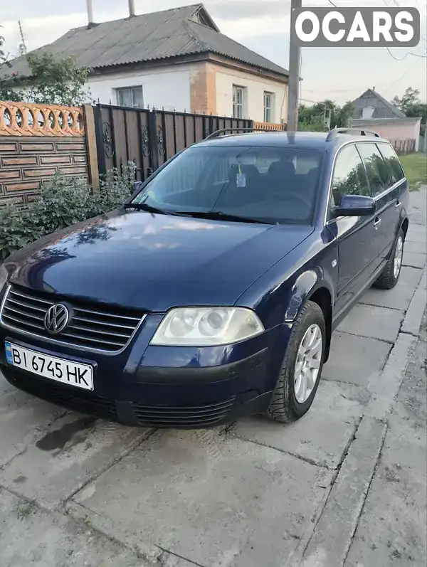 Универсал Volkswagen Passat 2001 1.78 л. обл. Полтавская, Глобино - Фото 1/8