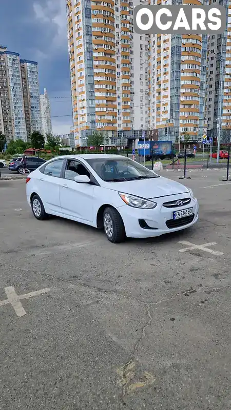 Седан Hyundai Accent 2017 1.6 л. Автомат обл. Київська, Київ - Фото 1/9