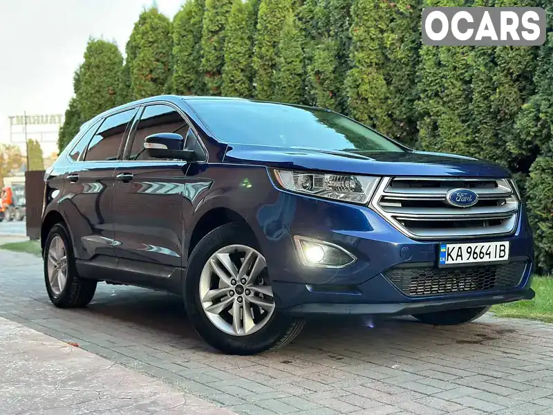 Внедорожник / Кроссовер Ford Edge 2016 2 л. Автомат обл. Киевская, Вышневое - Фото 1/21