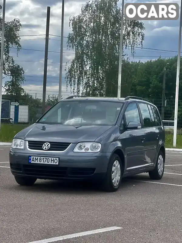 Минивэн Volkswagen Touran 2006 1.6 л. Ручная / Механика обл. Житомирская, Житомир - Фото 1/21