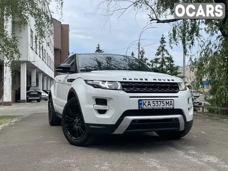 Позашляховик / Кросовер Land Rover Range Rover Evoque 2012 2 л. Автомат обл. Київська, Київ - Фото 1/21