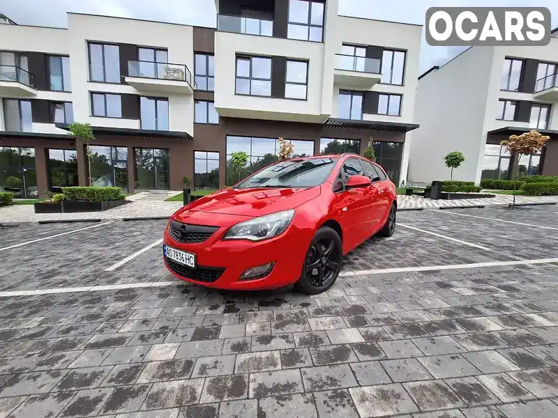 Універсал Opel Astra 2011 1.69 л. Ручна / Механіка обл. Закарпатська, Ужгород - Фото 1/16