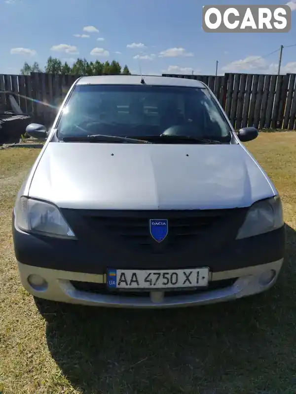 Седан Dacia Logan 2007 1.39 л. Ручная / Механика обл. Киевская, Киев - Фото 1/9