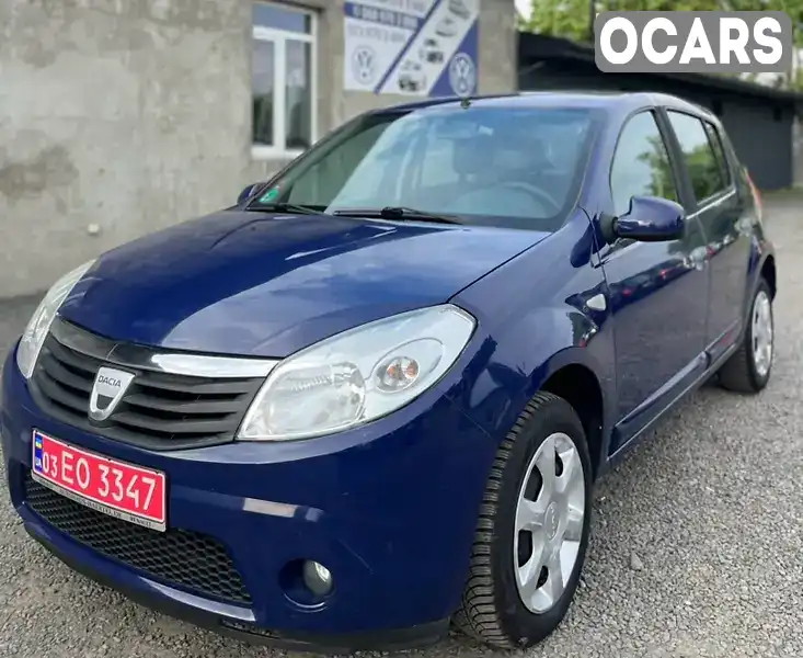 Хетчбек Dacia Sandero 2009 1.4 л. Ручна / Механіка обл. Волинська, Луцьк - Фото 1/21