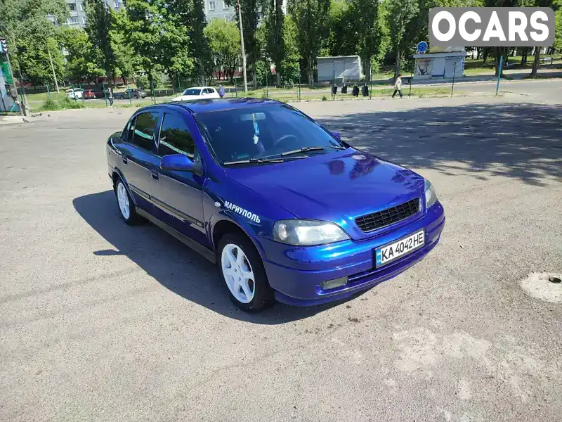 Седан Opel Astra 2004 1.6 л. Ручна / Механіка обл. Запорізька, Запоріжжя - Фото 1/12