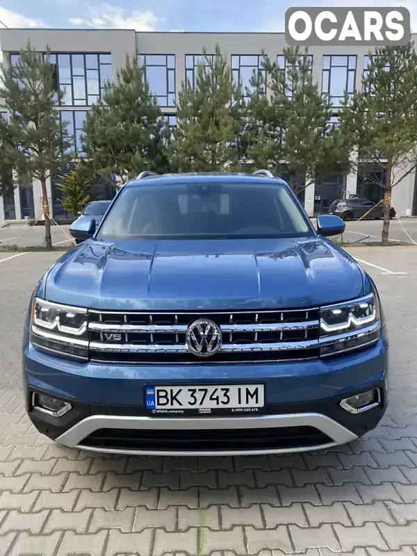 Внедорожник / Кроссовер Volkswagen Atlas 2019 3.6 л. Автомат обл. Ровенская, Ровно - Фото 1/6