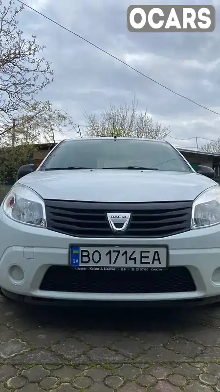 Хэтчбек Dacia Sandero 2009 1.39 л. Ручная / Механика обл. Тернопольская, Тернополь - Фото 1/8