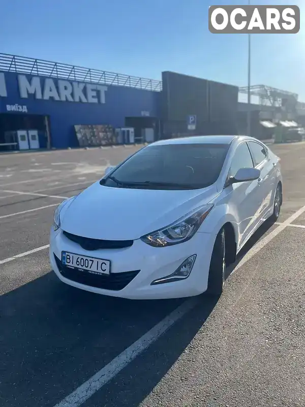 Седан Hyundai Elantra 2014 1.8 л. Автомат обл. Полтавская, Полтава - Фото 1/21