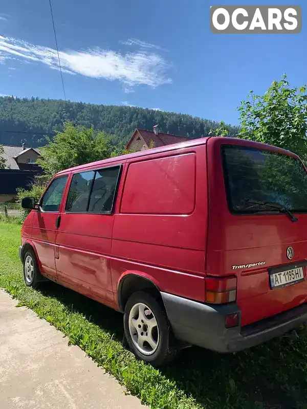 Минивэн Volkswagen Transporter 2001 2.5 л. Ручная / Механика обл. Ивано-Франковская, Яремче - Фото 1/19