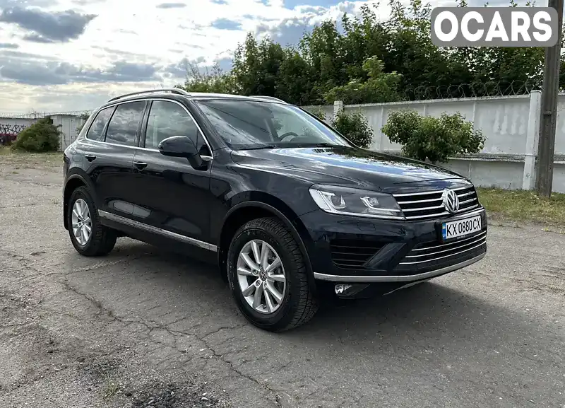 Внедорожник / Кроссовер Volkswagen Touareg 2015 2.97 л. Автомат обл. Полтавская, Кременчуг - Фото 1/14