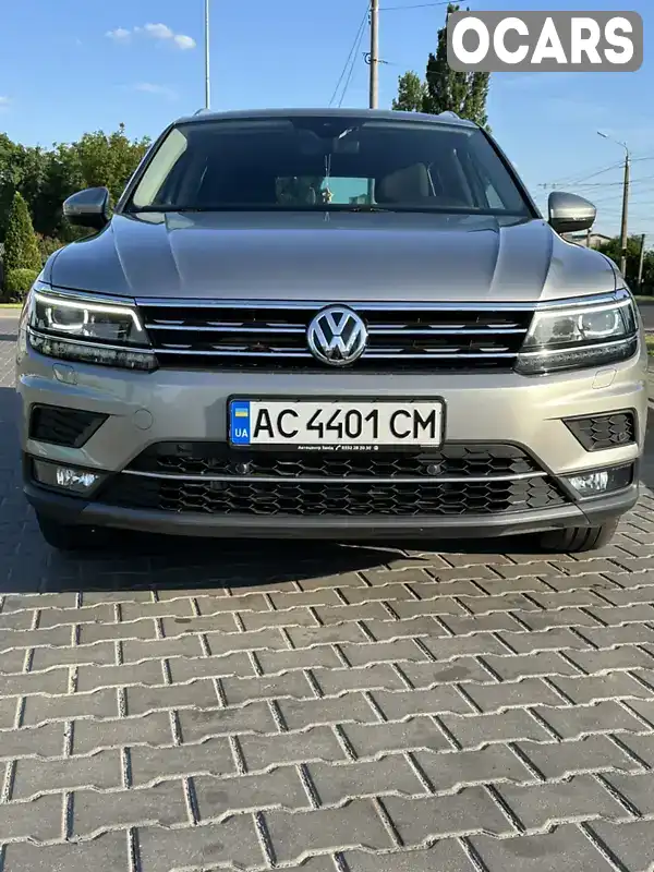 Позашляховик / Кросовер Volkswagen Tiguan 2019 1.97 л. Автомат обл. Волинська, Луцьк - Фото 1/21