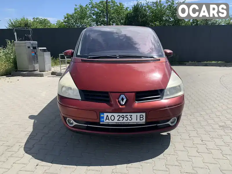 Мінівен Renault Espace 2007 2 л. Ручна / Механіка обл. Закарпатська, Виноградів - Фото 1/17