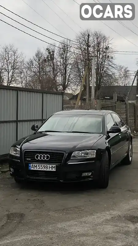Седан Audi A8 2009 2.97 л. Автомат обл. Житомирська, Звягель - Фото 1/21