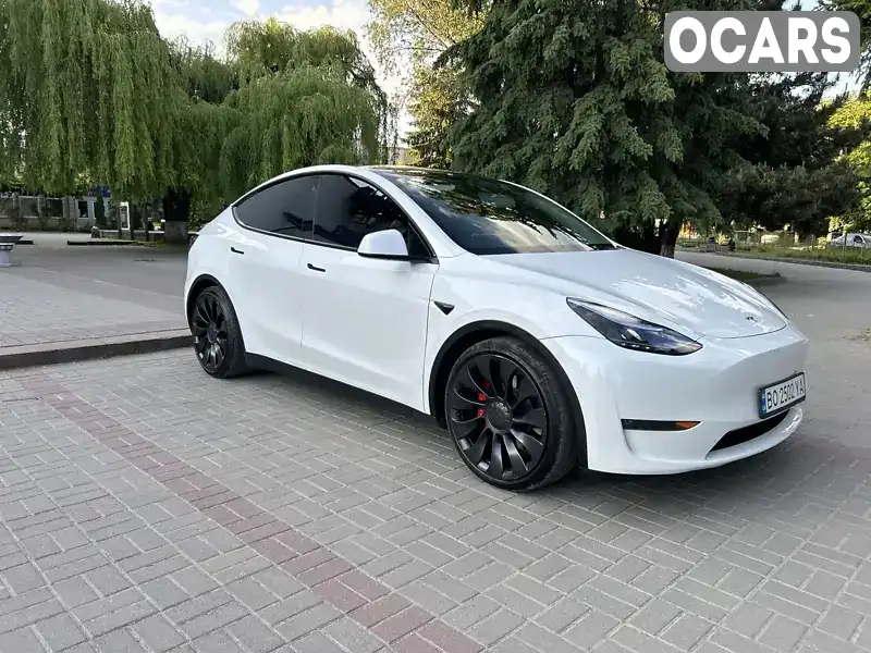 Позашляховик / Кросовер Tesla Model Y 2021 null_content л. Автомат обл. Тернопільська, Тернопіль - Фото 1/21