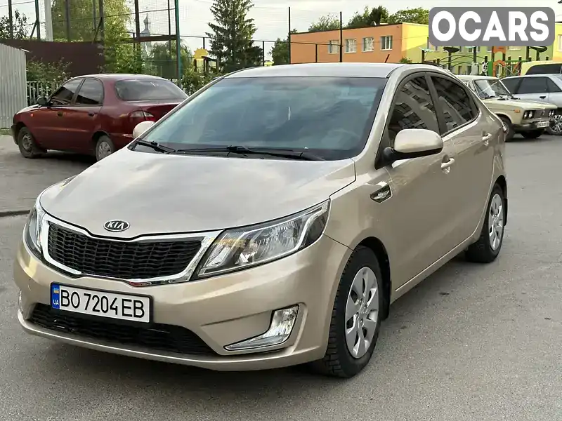 Седан Kia Rio 2012 1.4 л. Ручная / Механика обл. Хмельницкая, Волочиск - Фото 1/18