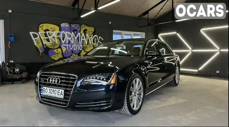 Седан Audi A8 2013 3 л. Автомат обл. Тернопольская, Тернополь - Фото 1/8