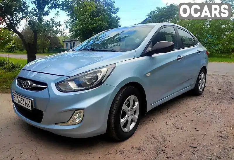 Седан Hyundai Accent 2011 1.4 л. Ручная / Механика обл. Полтавская, Глобино - Фото 1/15