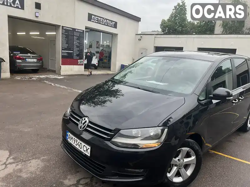 Мінівен Volkswagen Sharan 2012 2 л. Ручна / Механіка обл. Житомирська, Житомир - Фото 1/20