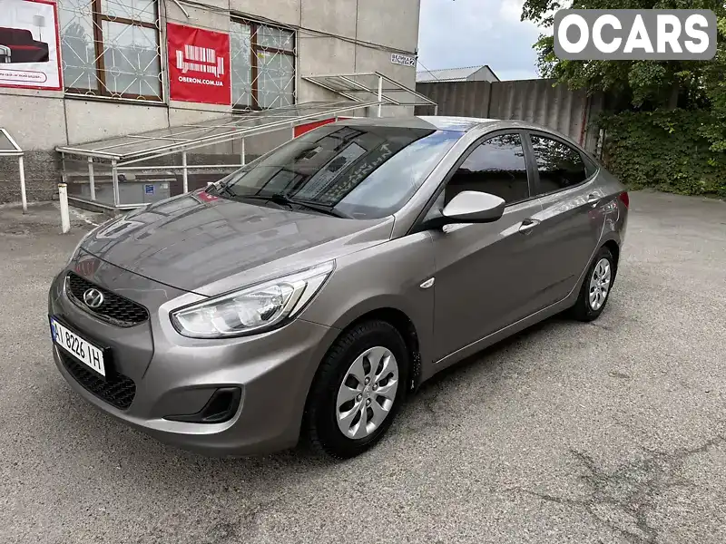 Седан Hyundai Accent 2018 1.37 л. Ручна / Механіка обл. Київська, Київ - Фото 1/21