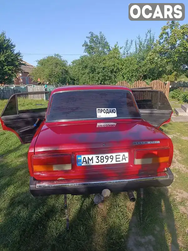 Седан ВАЗ / Lada 2107 1995 1.6 л. Ручная / Механика обл. Житомирская, Брусилов - Фото 1/14