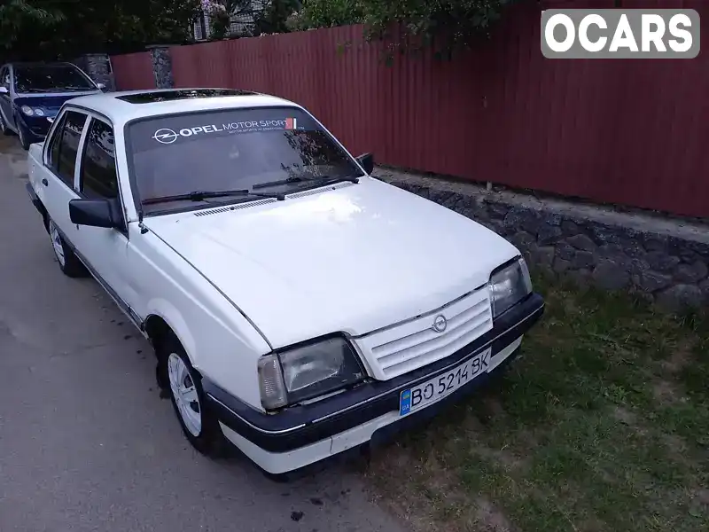 Седан Opel Ascona 1987 1.58 л. Ручная / Механика обл. Тернопольская, Шумск - Фото 1/16