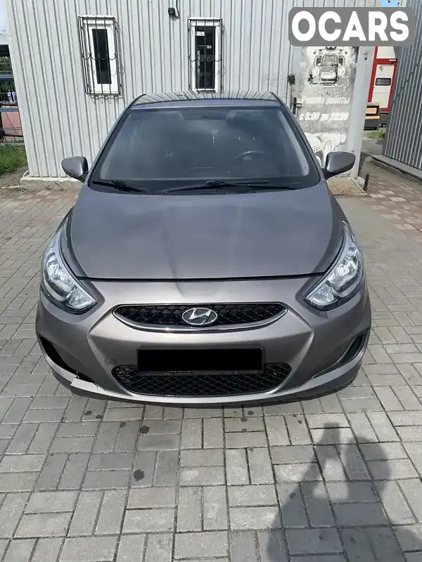 Седан Hyundai Accent 2018 1.37 л. Ручна / Механіка обл. Запорізька, Запоріжжя - Фото 1/20