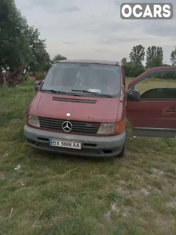 Мінівен Mercedes-Benz Vito 2000 2.2 л. Ручна / Механіка обл. Хмельницька, Славута - Фото 1/7