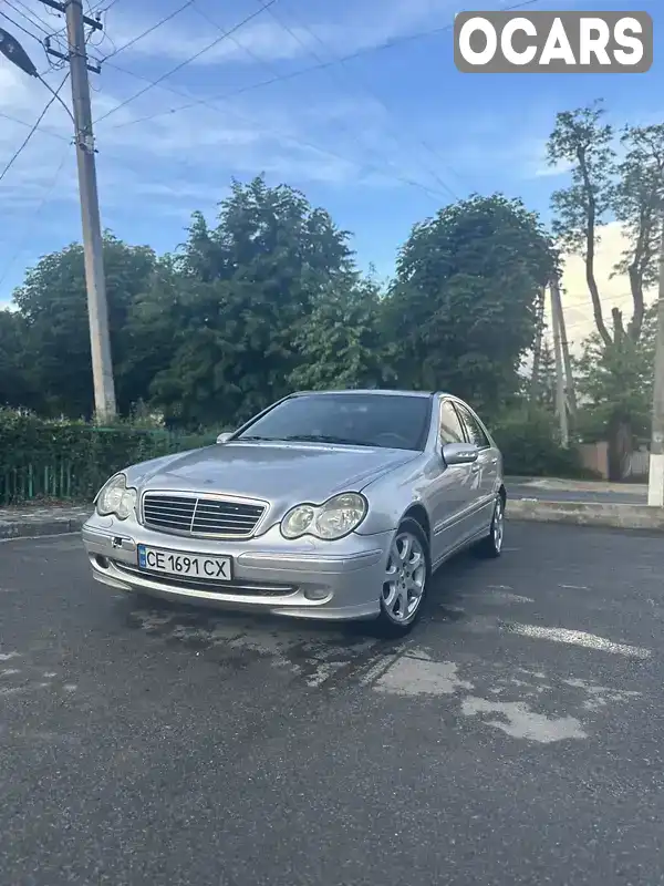 Седан Mercedes-Benz C-Class 2002 2.2 л. Автомат обл. Черновицкая, Сокиряны - Фото 1/12