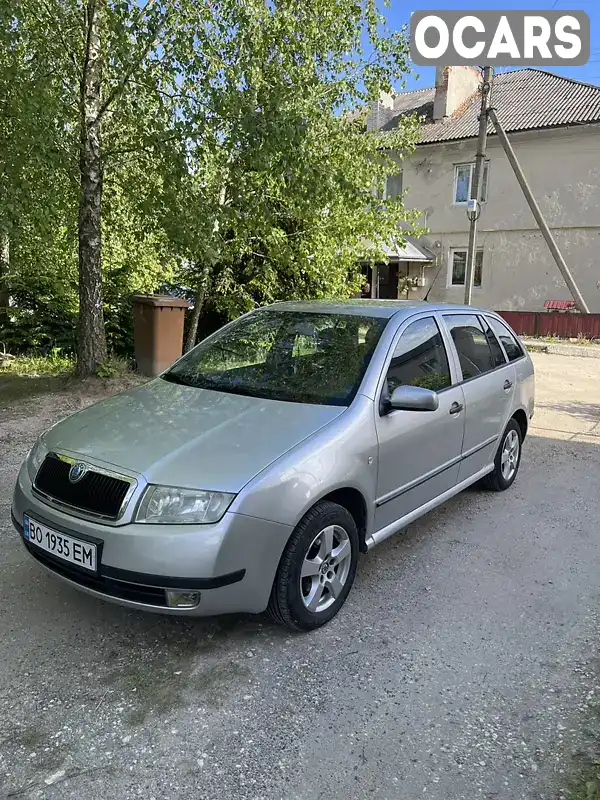 Универсал Skoda Fabia 2003 1.39 л. Автомат обл. Тернопольская, Збараж - Фото 1/21