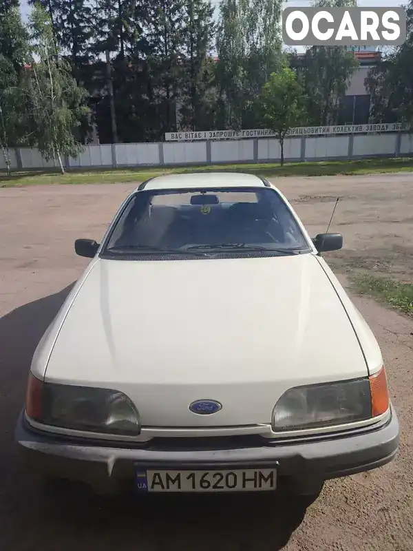 Седан Ford Sierra 1988 1.99 л. Ручная / Механика обл. Житомирская, Коростень - Фото 1/16