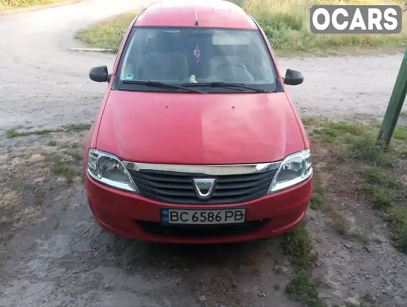 Седан Dacia Logan 2009 1.4 л. Ручна / Механіка обл. Львівська, Радехів - Фото 1/8