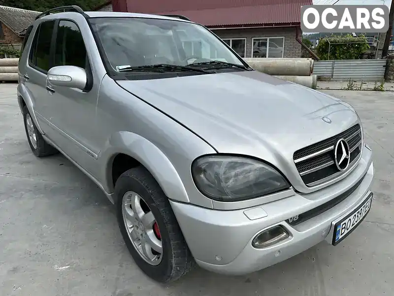 Внедорожник / Кроссовер Mercedes-Benz M-Class 2002 4 л. Автомат обл. Тернопольская, Теребовля - Фото 1/14